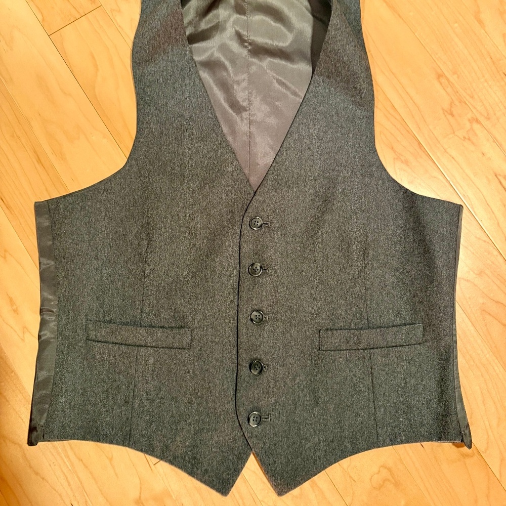 Gray Flannel Vest